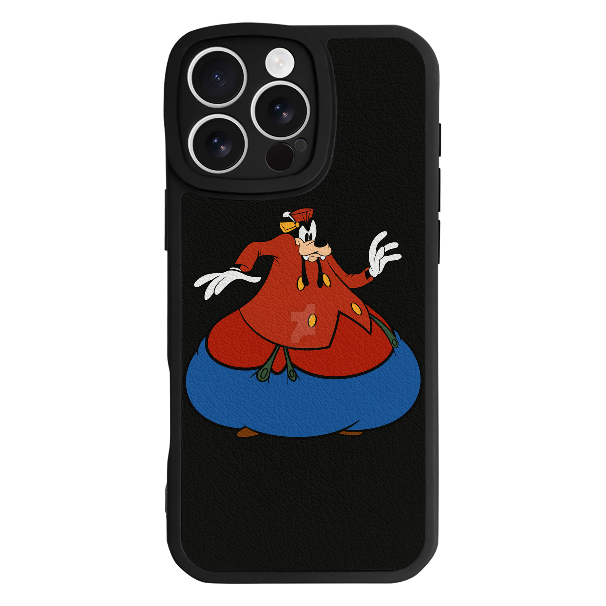 （画像用） ミッキーマウス Mickey Mouse 【iPhone 16シリーズ対応】シリコンスマホケース（レザー調） 材質：シリコン